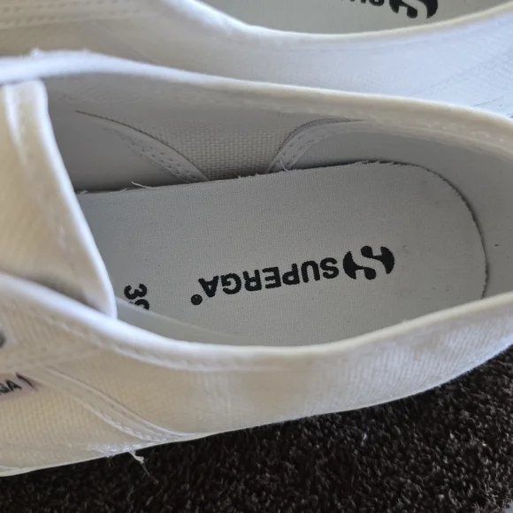 Superga Cotu Classic 2750 White Womens 8 Men 6.5 - Picture 7 of 11
